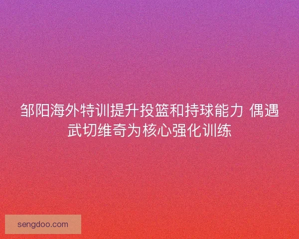 邹阳海外特训提升投篮和持球能力 偶遇武切维奇为核心强化训练